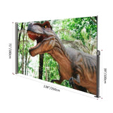 71"x138" Retractable Side Awning Screen, Semi-transparent with UV printing,UPF50, Ideal for W2205P305777