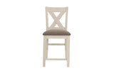 Modern Contemporary Dining Room Furnitures Set of 2 Counter Heights Light Wooden High B01164102