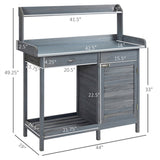 Garden Work BenchOpen Shelf Storage 06982426