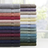 Ultra-Soft 100% Cotton Absorbent Towel Set 8-Piece B035P294212