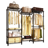 ZUN Wire Garment Rack Heavy Duty Clothes Rack,Closet Organizer Metal Garment Rack Portable Clothes 61970875