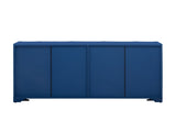 Sophisticated 4-Door Sideboard Adorned with Intricate Linear Accents and Luxurious N711P247438V