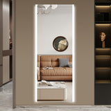 65*21in Led mirror full length,Frameless full-length mirror,Wall Mounted Mirror with W2709P268898