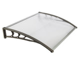 HT-100 x 80 Household Application Door & Window Rain Cover Eaves Canopy White & 26750828