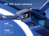 4D V13 RC Drone 6K HD Dual Camera WiFi FPV Foldable Quadcopter Camera Drone ,3 Battery.Logistics is 76865684