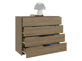 Aralia Drawer Dresser, Four Drawers, Superior Top, Natural Oak B097P474285