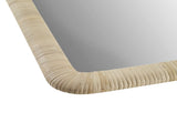 Natural Rattan Rectangle Wall Mirror B035129254