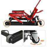 Hydraulic Motorcycle Lift Jack, 1500 LBS Capacity, ATV Scissor Lift Jack Portable Motorcycle Lift W2913P326412