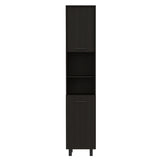 Sheffield 2-Door Pantry Cabinet, with Two 2-Cabinet Spaces and Two Open Shelves B128P148807