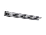 Modern 5-Light LED Vanity Light - Sleek Bathroom Wall Fixture, Iron & Acrylic, Dimmable & W1340P206800