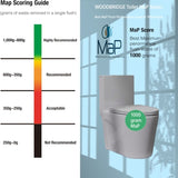 1.1/1.6 GPF Dual Flush One-Piece Toilet, Button on Tank top S-trap 12 inches, Elongated Bowl with W3192P277860