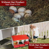 3 Compartment Roll Out Nesting Box with Plastic Basket, Egg Nest Box Laying Box Hens 82562663