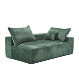 UNITED WE WIN Memory Foam 2-Seater Couch, No Installation & Easy to Transport, Deep Seat Modern Sofa W1568P222614