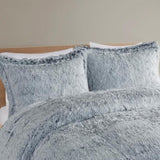 King/Cal King Shaggy Long Fur Comforter Mini Set B035129363