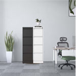 ZUN 4 Drawer Metal Vertical File Cabinet with Lock Office Home Steel Vertical File Cabinet for A4 33015324