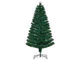 7 FT Pre-lit Christmas Tree, Artificial Fiber Optic Christmas Tree with Lighted Top Star and 280 36344668