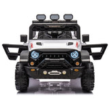 ZUN 24V Ride On Large PickUp Truck car for Kids,ride On 4WD Toys with Remote Control,Parents Can Assist W1578P198579