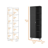 Los Angeles Linen Cabinet, Five Shelves, One Cabinet, Divisions B128P148933