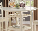 Tartys Cream Finish Counter Height Table B2726P294423