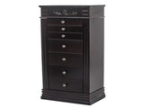 Jewelry Armoire with Mirror, 8 Drawers & 16 Necklace Hooks, 2 Side Swing Doors 62583884