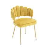 ZUN COOLMORE Accent Chair ,leisure single chair with Golden feet W1539111876