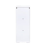 Storage Cabinets with aluminum strip lamp,with Glass Shelves, for Living Room/Bedroom/Office W331P251042