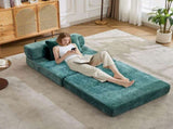 Compression Sofa,Convertible Floor Sofa Bed with Fixed-Shape Frame,Single Seater Boneless Modular 80305755