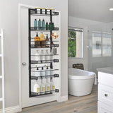 6-Tier Over the Door Pantry Organizer, Large Metal Door Spice Rack, Hanging Heavy-Duty Pantry Door 68119486