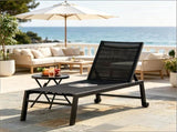 Comfortable Pool Chair,Outdoor Chaise Lounge Chair,Tanning Chair with Wheels T3971P510658