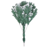 ZUN 7FT Spray White PVC Christmas Tree 1349 Branches 60976705