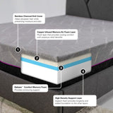 ZUN Bridgevine Home 11 inch Renew Cooling GelCare Memory Foam Adult Mattress, Queen Size B108131474