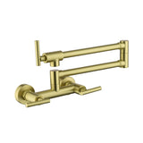 Pot Filler Faucets Both Hot Cold Water Wall Faucet Brass Faucets Kitchen Folding Kitchen Faucets W928110072