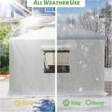 12'x16' Gazebo Cover for Hardtop Gazebos, Outdoor Universal Winter Gazebo Cover with Sidewalls and W1859P227656