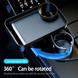 ZUN Multifunctional Cup Holder Tray for Car Cup Holder Expander with Car Drink Holders,Detachable Tray 70385308