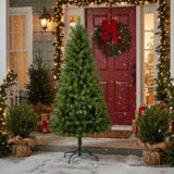 7FT Christmas Tree with 775 Tips Artificial Plant Full PVC Branches Green Unlit Holiday Tree Sturdy 40218551