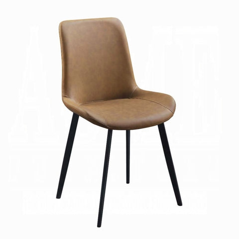 ZUN Brown Tight Back Side Chairs B062P182769