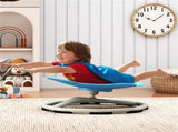 Light blue children's sensory rotating chair 360 &deg rotation, 220 pound capacity, planetary 95774985