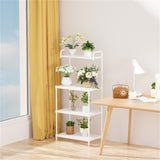 ZUN 4 layer storage shelf white 83440110