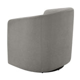 Ardena Grey Swivel Barrel Chair B050P322595