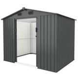 Chery Industrial Garden Metal Shed - Premium 6'x8' W2089124158