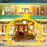 10.5 Feet Christmas Arch with White LED Lights 66192790