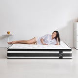 12 Inch TWIN Size Hybrid Mattress Individual Pocket Spring Oeko-Tex 100 Breathable Memory Foam W3017P318980