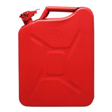 ZUN 20L US Standard Cold-rolled Plate Petrol Diesel Can Gasoline Bucket with Oil Pipe Red 10380296