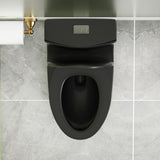 1.1/1.60 GPF Dual-Flush One Piece Toilet,Button on Tank top S-trap, Water-Saving Elongated Comfort W3192P277904