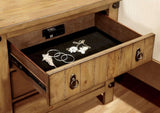 Cottage Style Weathered Elm 1pcstand Ball Bearing Metal Glide USB Charger/Power Outlet In B011139598