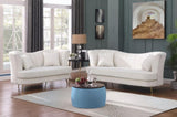 Round Ottoman Set with Storage, 2 in 1 combination, Round Coffee Table, Square Foot Rest W142065118