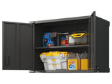 Metal Wall-Mounted Tool Storage Cabinet with 2 Locking Door 1 adjustable Shelf 1 Opened Drawer for 75192914