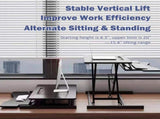 32" Desk Converter,Home Office Height Adjustable Standing Desk Converter,Dual Monitor and Laptop 96096831