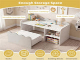Kids Toy Storage Organizer with Movable Drawer & Anti-Tipping Kit for Playroom Nursery - c 28668980