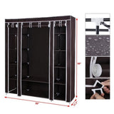 ZUN 69" Portable Clothes Closet Wardrobe Storage Organizer with Non-Woven Fabric Quick and Easy to 84183765